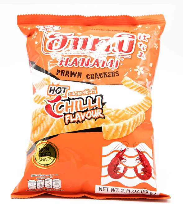 Chips de crevettes Hot Chili HANAMI